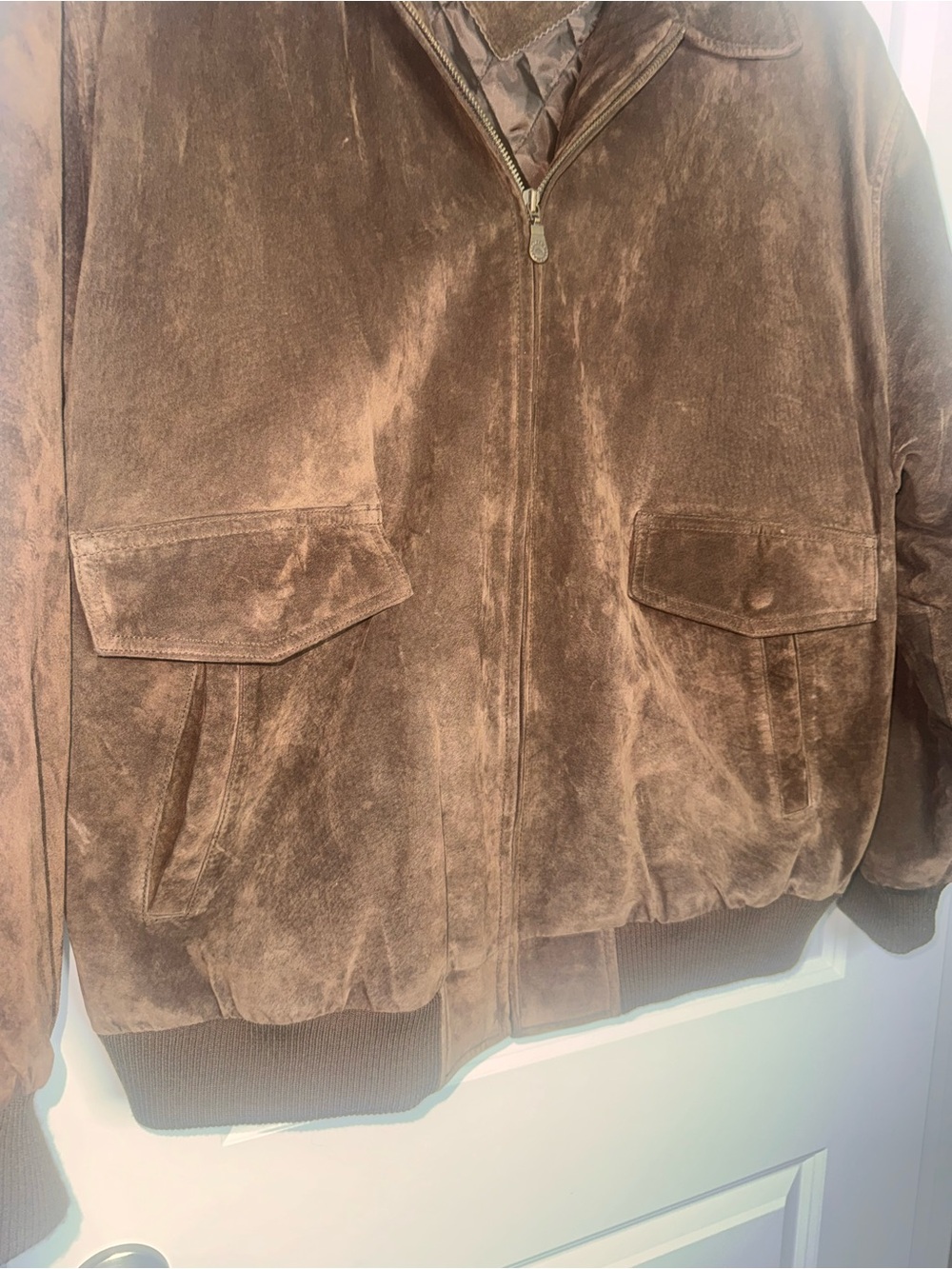 Roundtree & Yorke Men’s Genuine Leather Jacket - Picture 6 of 9